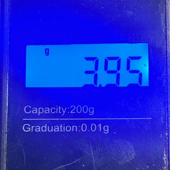 7” steel gray blue 40 solid metal beads stackable stretch bracelet - Picture 9 of 10